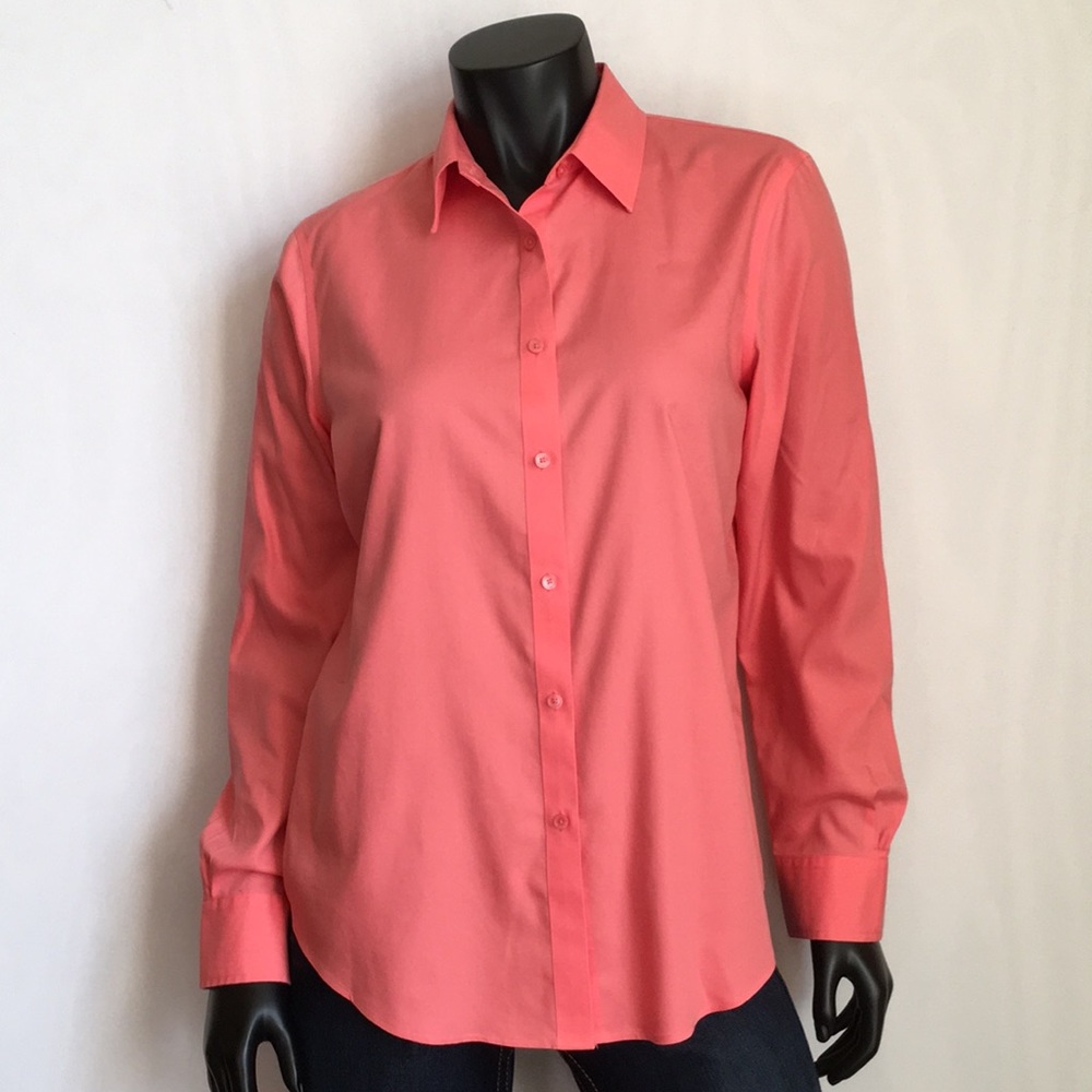 JONES NEW YORK SIGNATURE BD DRESS SHIRT SIZE MED